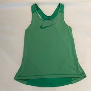 Nike pro Dri-fit green tank top